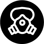 Icon of a respirator