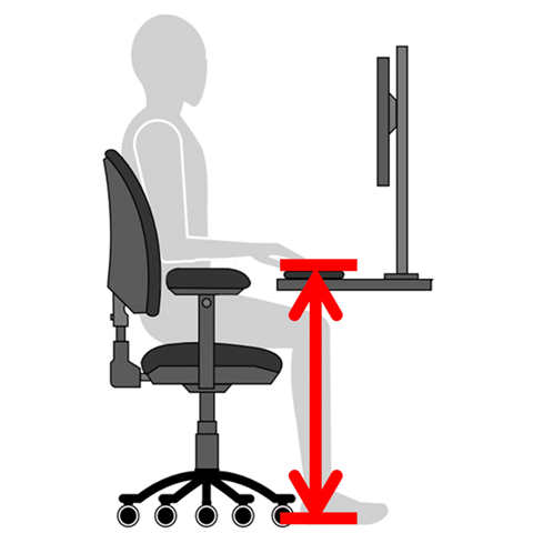 Keyboard Height (from floor)