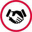 commitment@1x Icon showing two hands in the form of a handshake