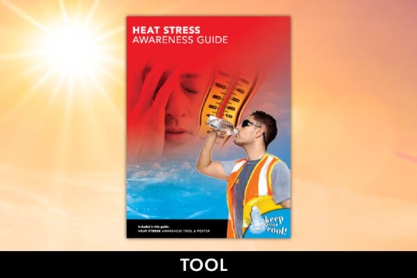 Feature image for the Heat Stress Awareness Guide from OHCOW.