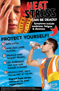 Heat Stress Can Be Deadly Poster