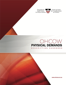 Thumbnail image of the cover of OHCOW's Physical Demands Description Handbook