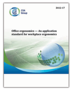 Cover of the CSA Standard Office Ergonomics – An Application Standard for Workplace Ergonomics