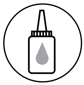 Icon of a small bottle of lubricant