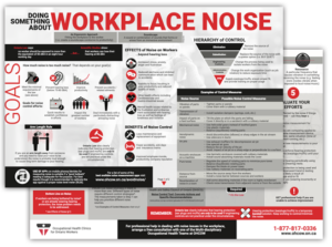 Thumbnail of an infographic title Doing Something About Workplace Noise