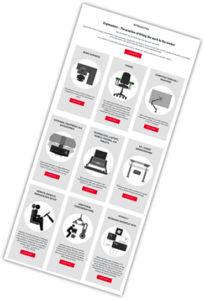 Thumbnail image of the Office Ergonomics Reference Guide web version