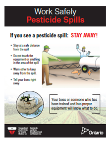 Snapshot of the Pesticide Spills poster