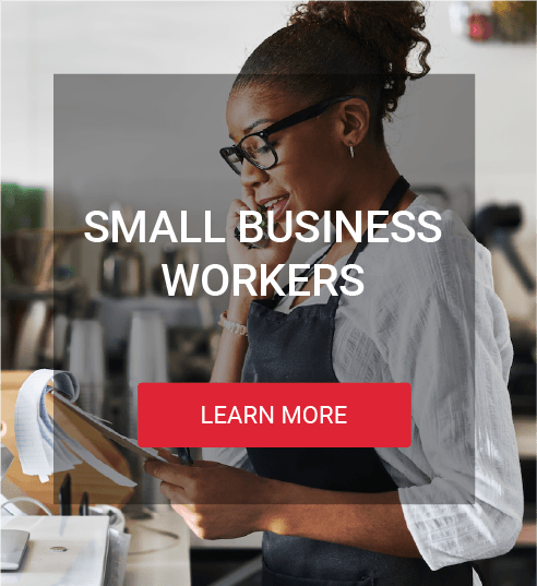 Background photo of a small business worker