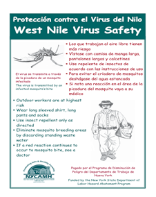 Thumbnail of the West Nile virus Safety flyer