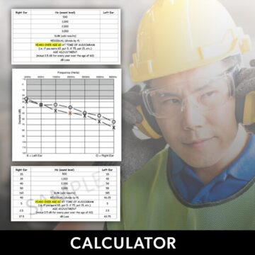 Feature image for OHCOW's NIHL Audiogram Calculator