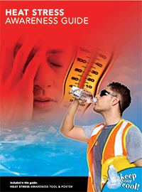 Cover of the WSIB Heat Stress Awareness Guide