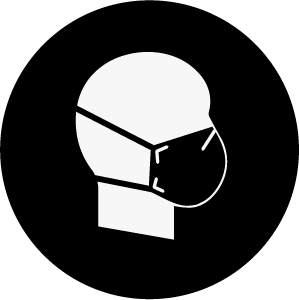 Icon of a mask covering a face