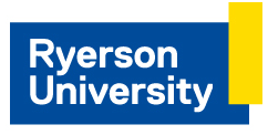 The logo of Ryerson University