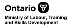 Logo of the Ontario Ministry of Labour, Training and Skill Development
