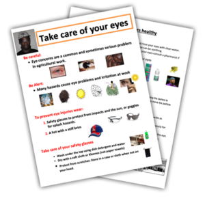 Thumbnail image of the Take Care of Your Eyes handout from OHCOW