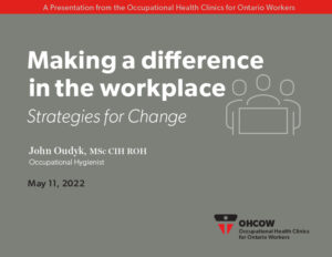 Making a difference in the workplace presentation