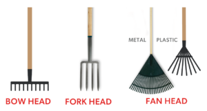 different kinds of rakes