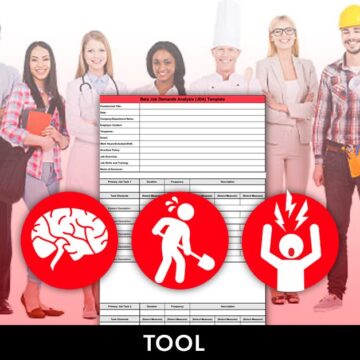 Feature image of OHCOW's Job Demands Analysis spreadsheet-based tool