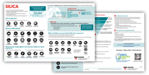 Thumbnail image of OHCOW's Silica infographic