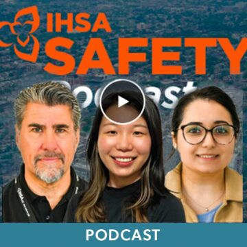 Feature image for the IHSA/OHCOW podcast on silica exposure in the workplace