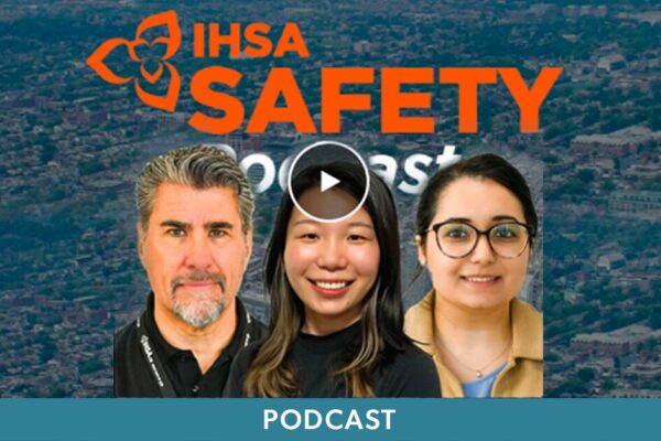 Feature image for the IHSA/OHCOW podcast on silica exposure in the workplace
